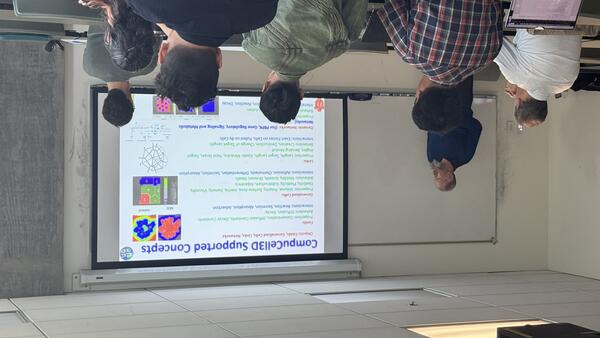 Dr. Glazier giving a talk - 1